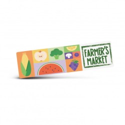Ad Labels 90 X 25mm Promotional Products