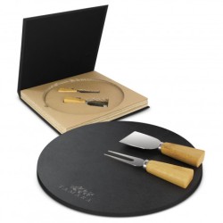 Ashford Slate Cheese Board Set Promotional Products