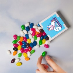 Assorted Colour Jelly Beans In 50g Box  Promotional Products