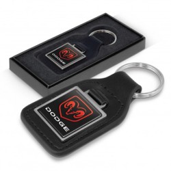 Baron Leather Key Ring - Square Promotional Products