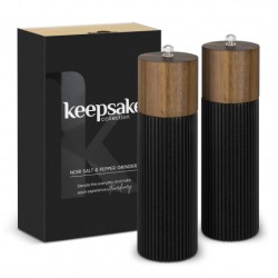 Keepsake Noir Salt And Pepper Grinders Promotional Products