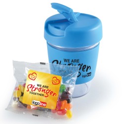 Kick Coffee Cup With Jelly Beans Promotional Products