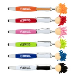 Mop Top Pen / Stylus  Promotional Products
