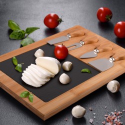 Mosaic Bamboo Slate Cheese Board Promotional Products