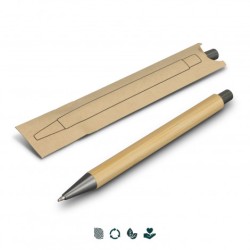 Spice Noclip Bamboo Pen Promotional Products