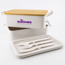 Sturdee Dual-compartment Lunch Box Promotional Products
