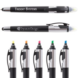 Trident Pen / Stylus Highlighter Promotional Products