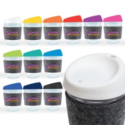 Vienna Coffee Cup / Silicone Lid / Rpet Band Promotional Products