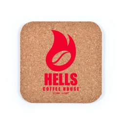 Villa Cork Square Coaster Promotional Products