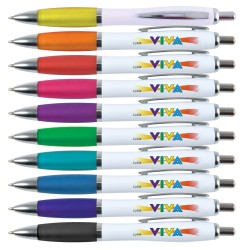 Viva Pen - White Barrel Promotional Products