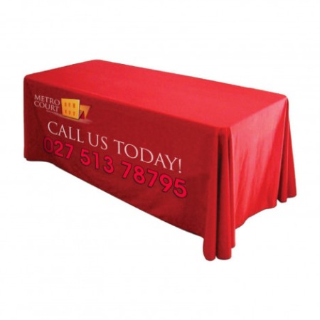 8 Foot Table Cover Throw Promotional Products