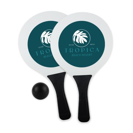 Action Paddle / Bat & Ball Set  Promotional Products