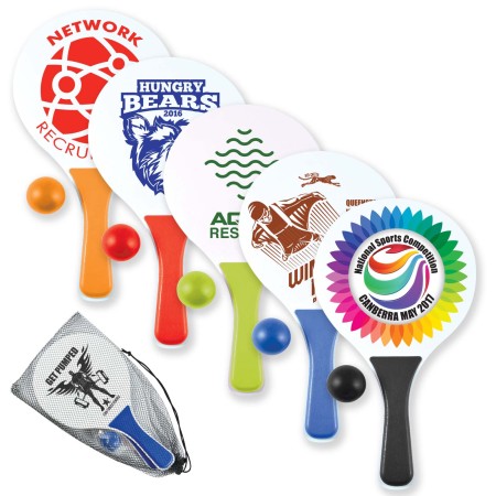 Action Paddle / Bat & Ball Set  Promotional Products