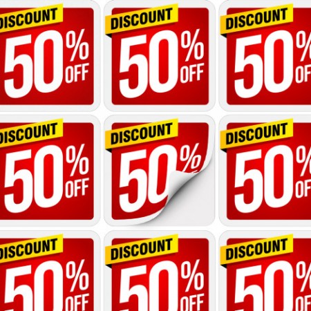 Ad Labels 50 X 50mm Promotional Products