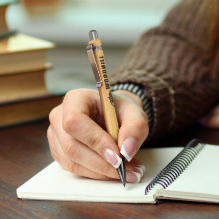 Ancona Bamboo Inkless Pen Promotional Products