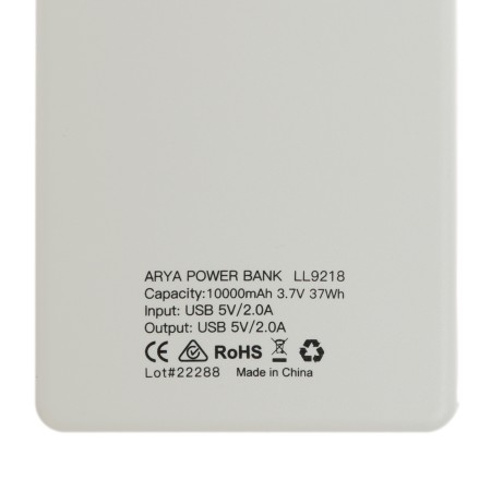 Arya 10,000mah Power Bank Promotional Products