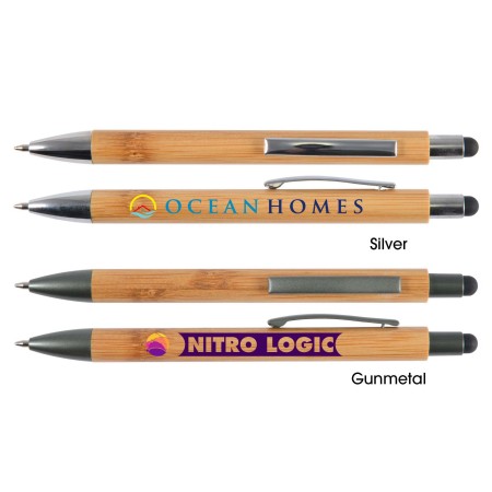 Aspen Bamboo Pen / Stylus Promotional Products