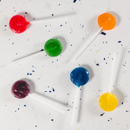 Assorted Colour Lollipops Promotional Products