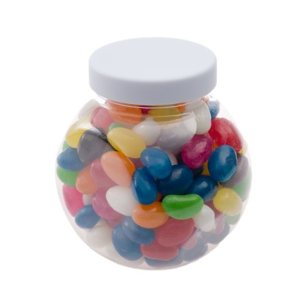 Assorted Colour Mini Jelly Beans In Container Promotional Products