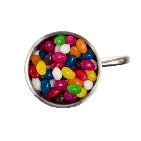 Assorted Colour Mini Jelly Beans In Java Mug  Promotional Products