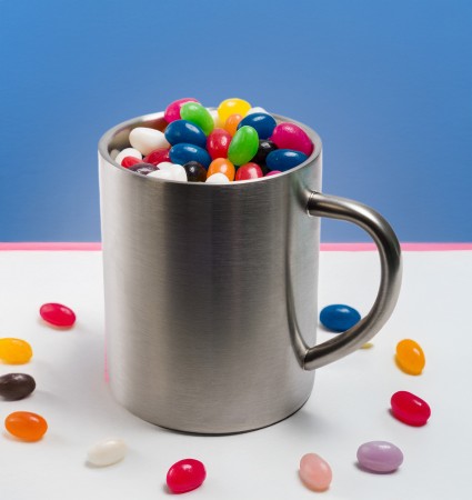 Assorted Colour Mini Jelly Beans In Java Mug  Promotional Products