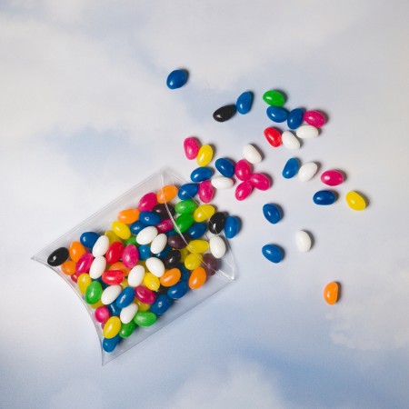 Assorted Colour Mini Jelly Beans In Pillow Pack Promotional Products