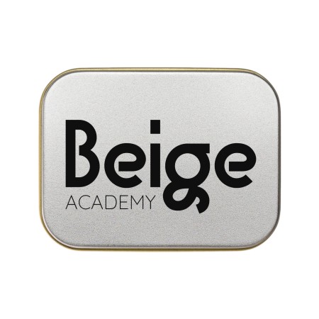 Assorted Colour Mini Jelly Beans In Silver Rectangular Tin Promotional Products