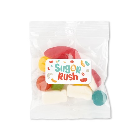 Assorted Jelly Party Mix In 50 Gram Cello Bag Promotional Products