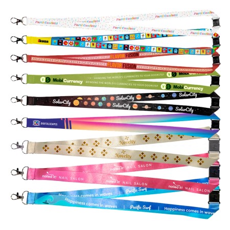 Azure Sublimated Lanyard Promotional Products