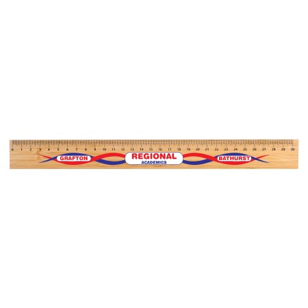 Bamboo 30cm Ruler Promotional Products
