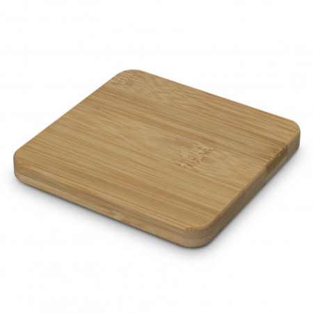 Bamboo Bottle Opener Coaster - Square Promotional Products