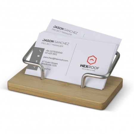 Bamboo Business Card Stand Promotional Products