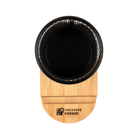 Bamboo Pen Tidy Phone Stand Promotional Products