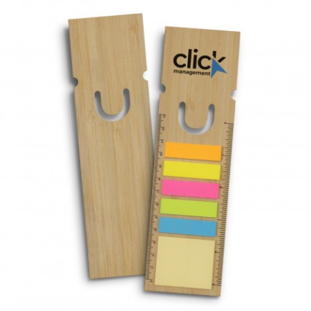 Bamboo Ruler Bookmark - Square Promotional Products