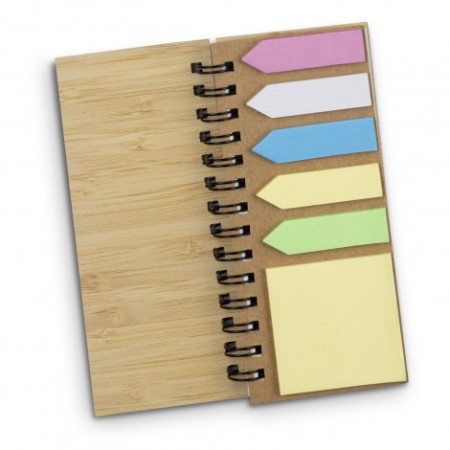 Bamboo Sticky Note Wallet Promotional Products