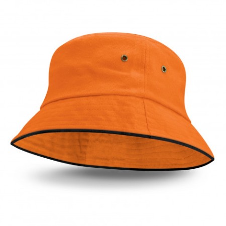 Bondi Bucket Hat - Black Sandwich Trim Promotional Products