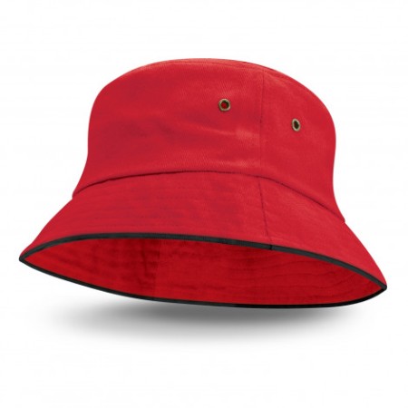 Bondi Bucket Hat - Black Sandwich Trim Promotional Products