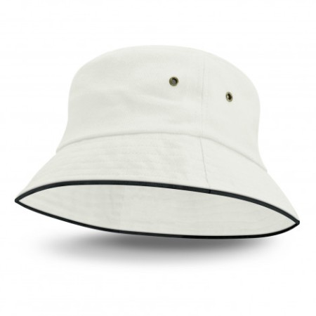 Bondi Bucket Hat - Black Sandwich Trim Promotional Products
