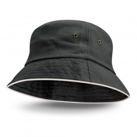 Bondi Bucket Hat - White Sandwich Trim Promotional Products
