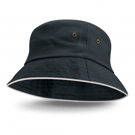 Bondi Bucket Hat - White Sandwich Trim Promotional Products