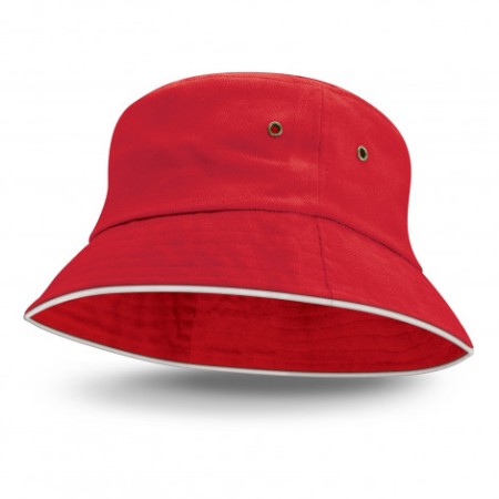 Bondi Bucket Hat - White Sandwich Trim Promotional Products