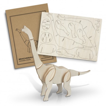 Brandcraft Brachiosaurus Wooden Model Promotional Products