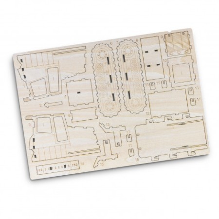 Brandcraft Bulldozer Wooden Model Promotional Products