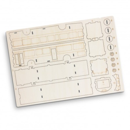 Brandcraft Bus Wooden Model Promotional Products
