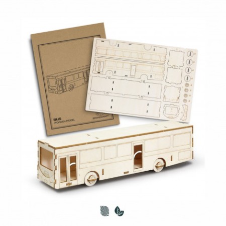 Brandcraft Bus Wooden Model Promotional Products