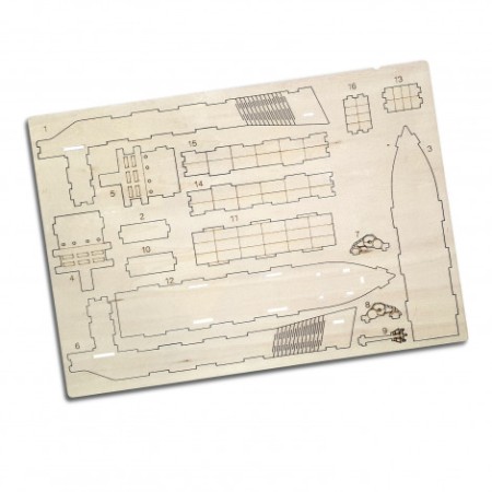 Brandcraft Cargo Ship Wooden Model Promotional Products