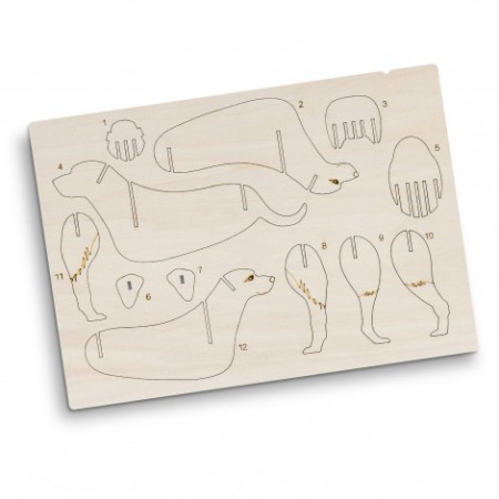 Brandcraft Dog Wooden Model Promotional Products