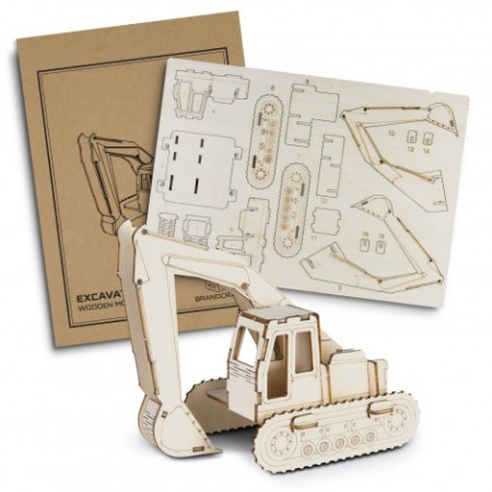 Brandcraft Excavator Wooden Model Promotional Products