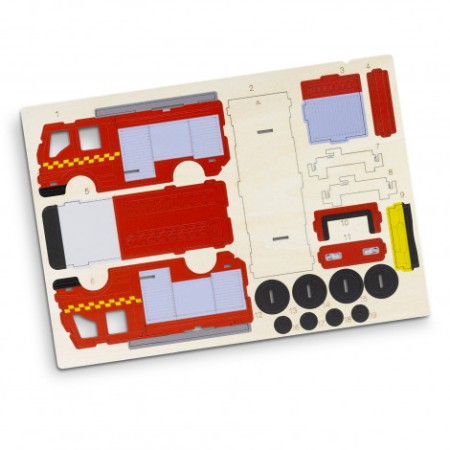 Brandcraft Fire Truck Wooden Model Promotional Products