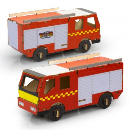 Brandcraft Fire Truck Wooden Model Promotional Products